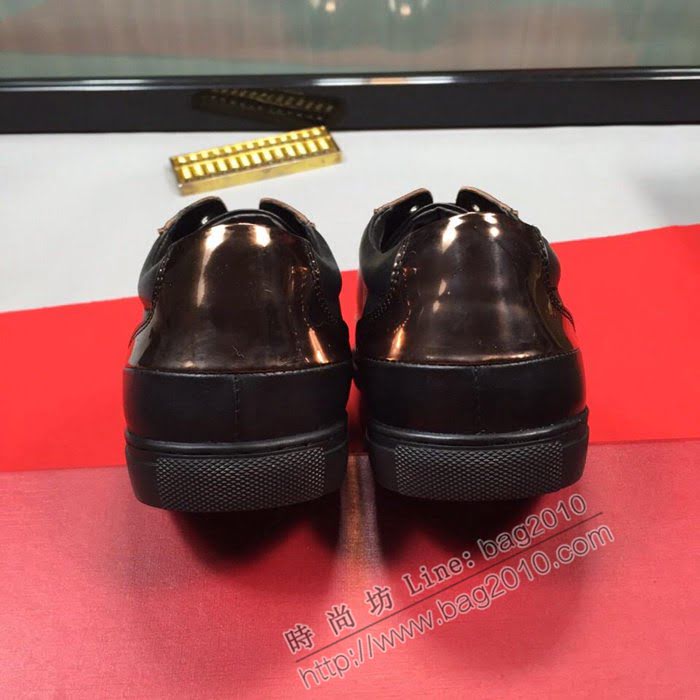 VERSACE男鞋 範思哲專櫃系列 奢侈品牌 範思哲男士休閒鞋  jpx1390